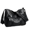 Genuine Leather Multi-Layer Women's Crossbody Bag - Soft, Versatile, and Spacious for Middle-Aged and Elderly Mothers