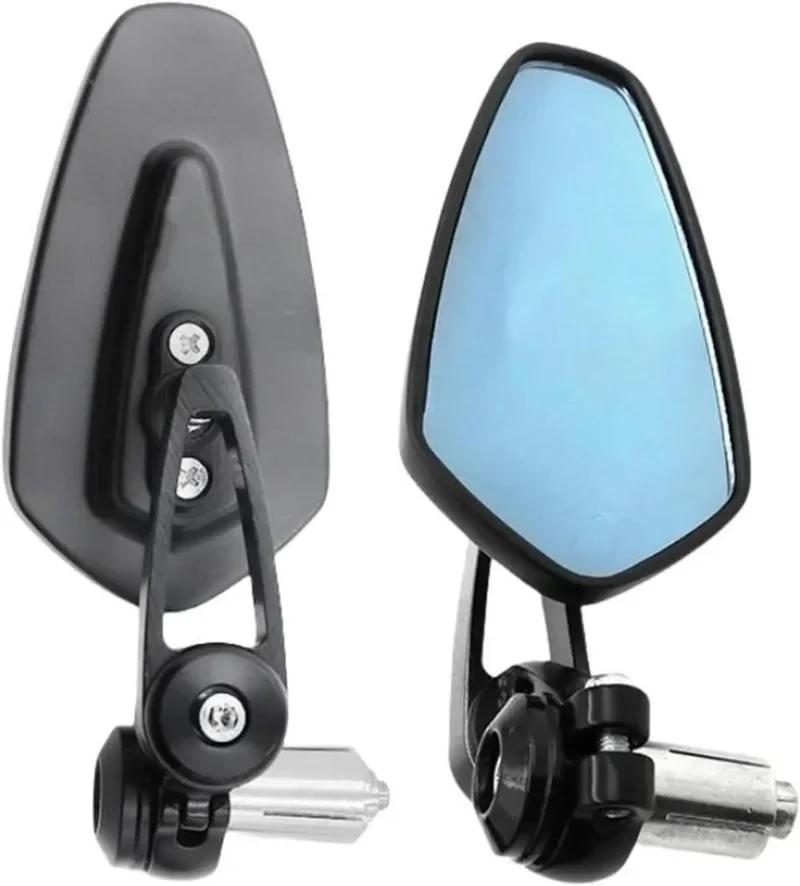 1 Pair 7/8" 22mm Motorcycle Rearview Mirrors Universal Scooter Bar End Handlebar Mirror Rear View Mirror Accessories