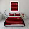 Red and Black Stripes. Bedding Sets Duvet Cover Sets Duvet Covers Pillowcases(1 * Duvet Cover 2 * Pillowcases Without Duvet Insert)