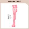 Bicycle Kickstand Side Kick Stand Alloy Non Slip Footrest Parking Rack Suitable for Kids Riding Home