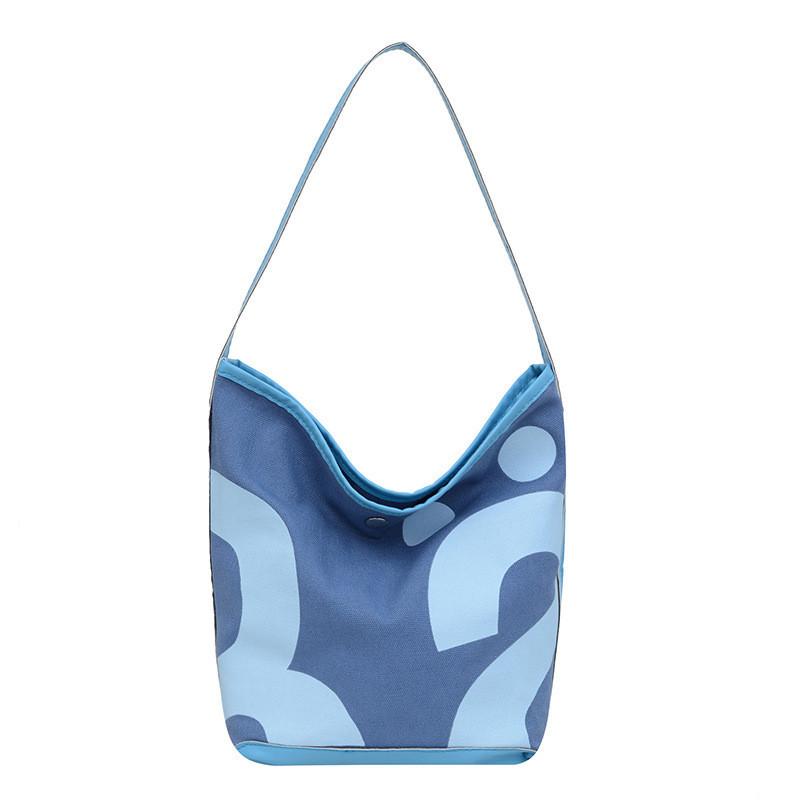Chic Black Or Blue Pu Leather Tote Bag For Everyday Use With Magnetic Closure