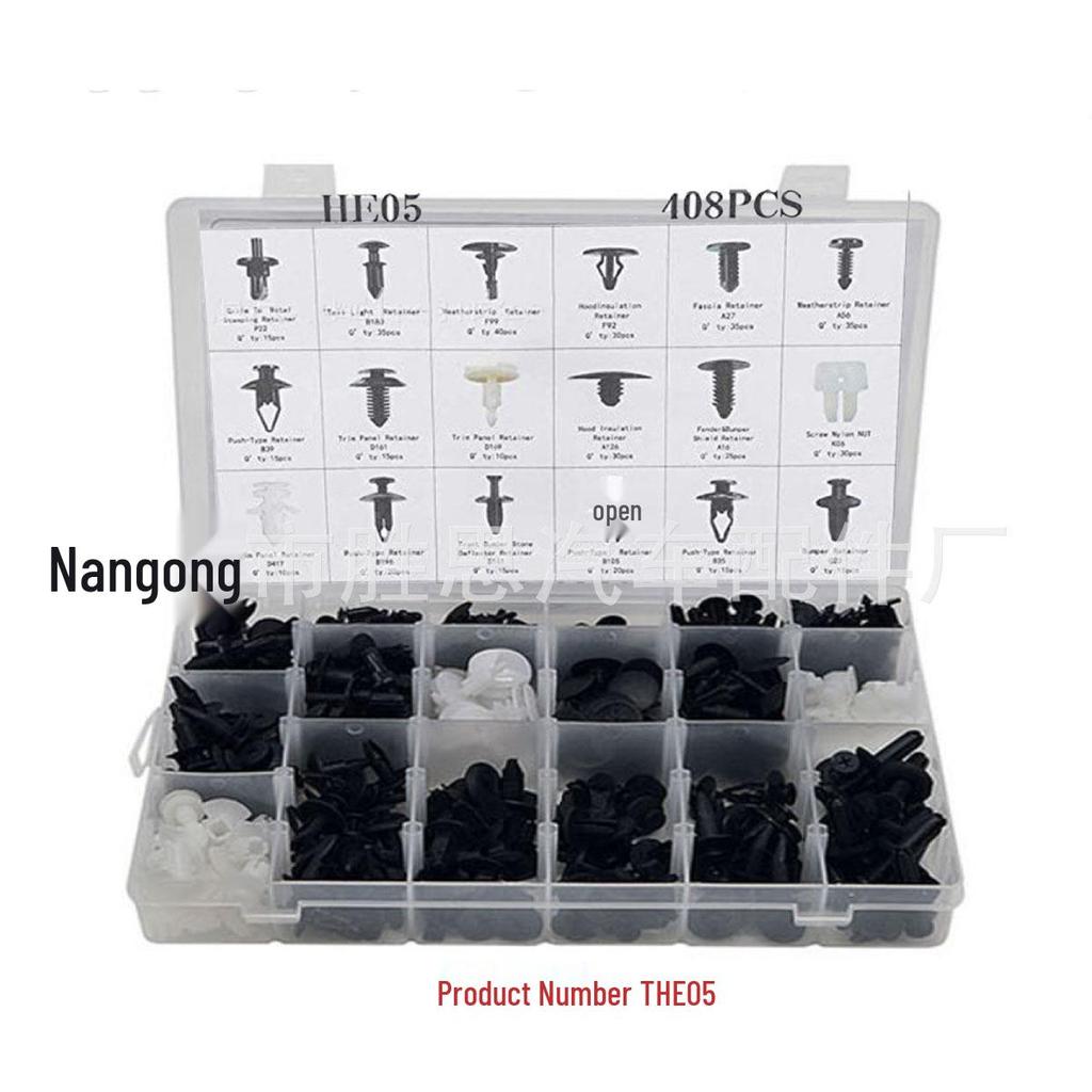 240 PCS Snap-in Car Trim Panel Clips for Honda & Mitsubishi