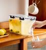 Chilled Water Pitcher with Tap: Fridge-Compatible, Sealed & Thickened for Summer, Large Capacity for Fruit Tea