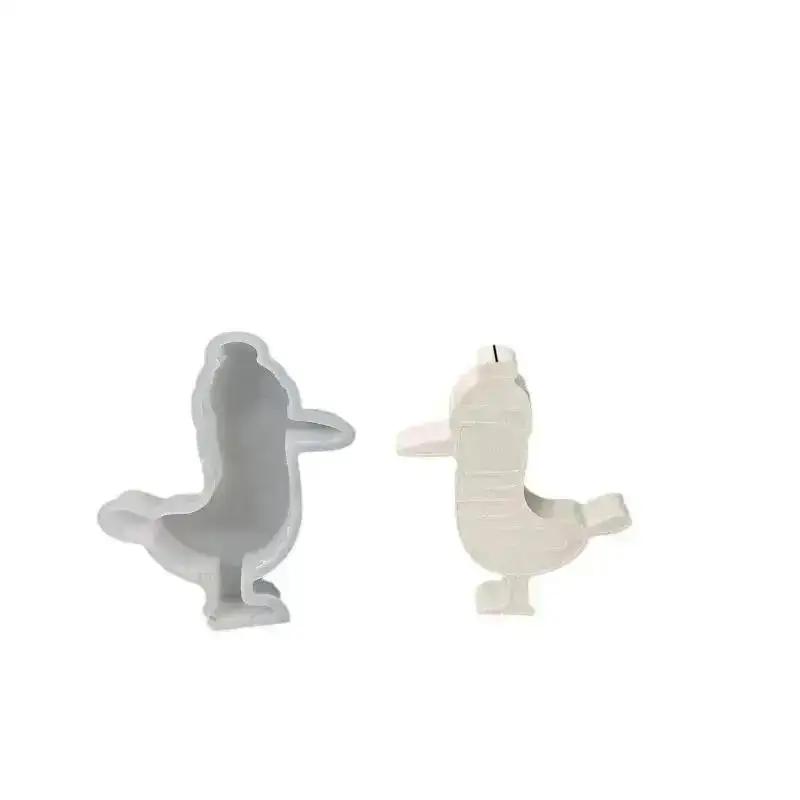 3D Bird Diffuser Seagull Wearing Hat Aromatherapy Candle Silicone Mold Candle Resin Mold Exquisite And Simple Suitable Wholesale