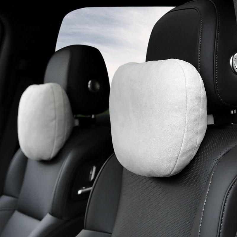 Nick Car Headrest Lumbar & Neck Support Pillow for Maybach S-Class, Mercedes, Tesla & AITO
