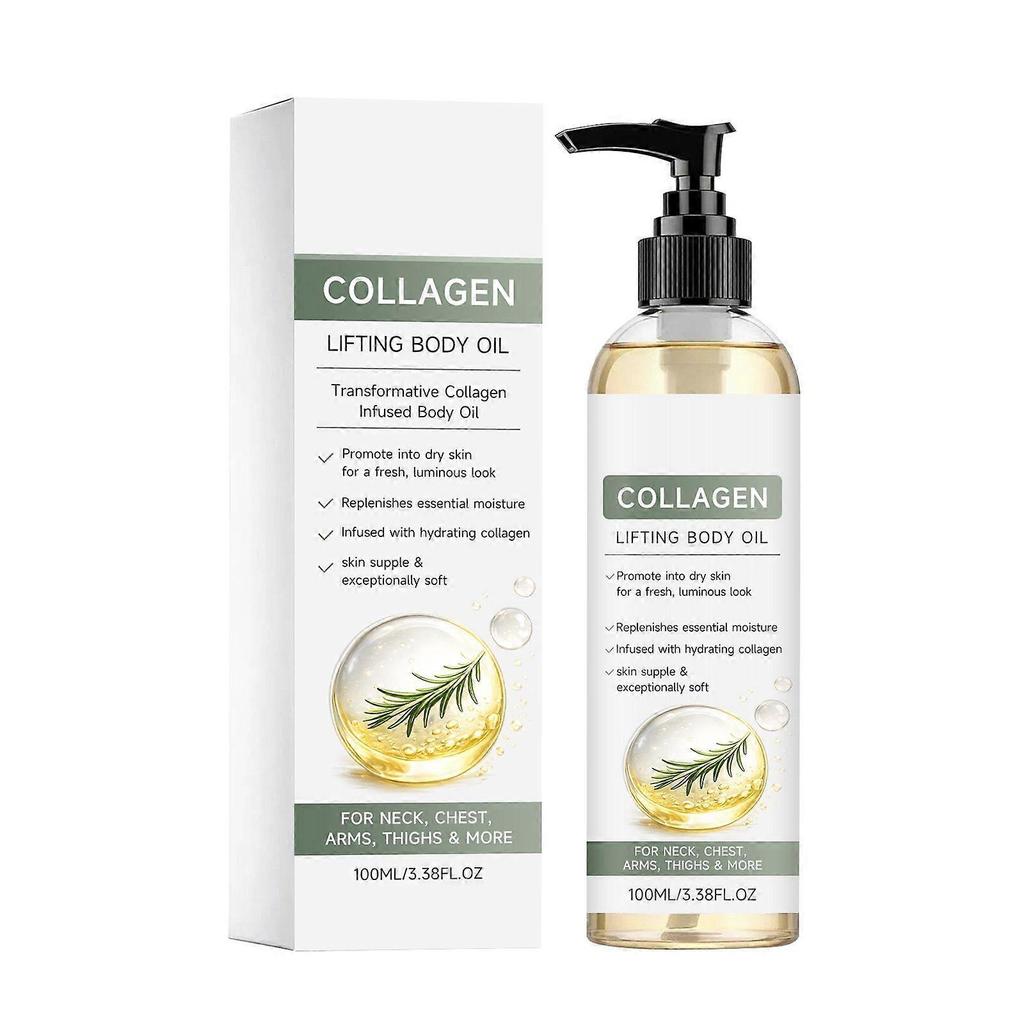 AMZCollagen Body Moisturizing Oil - Gentle Skin Care, Refreshing And Moisturizing Skin, Skin Care Lubricant less