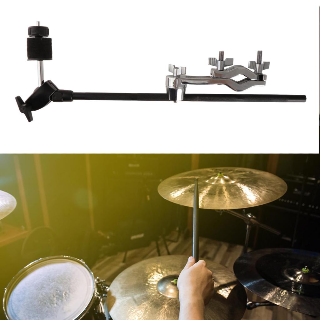 Symbalarmfeste for musikkinstrumenter med justerbar tilt og brems