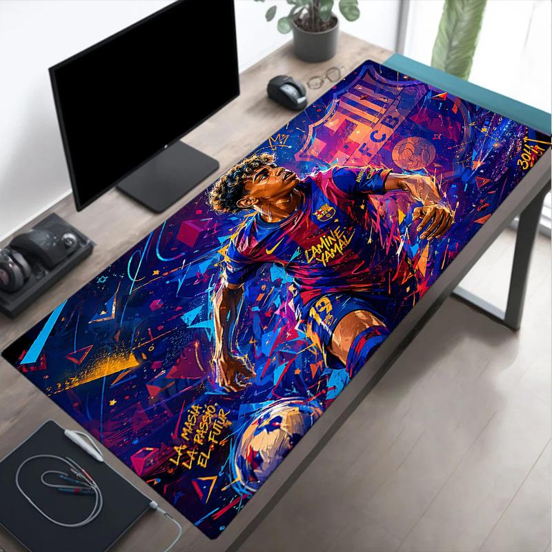 Lamine Yamal Fußball Jubel Mauspads Mauspads, Gaming-Mauspads, Tastaturmatten, Schreibtischdekoration für Computer-Notebook, Fan-Geschenk, Geburtstagsgeschenk
