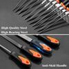 Woodworking Files Carving Tools Kit High Carbon Steel Files Compact Portable Multi-functional Metal Wood File Rasp Set