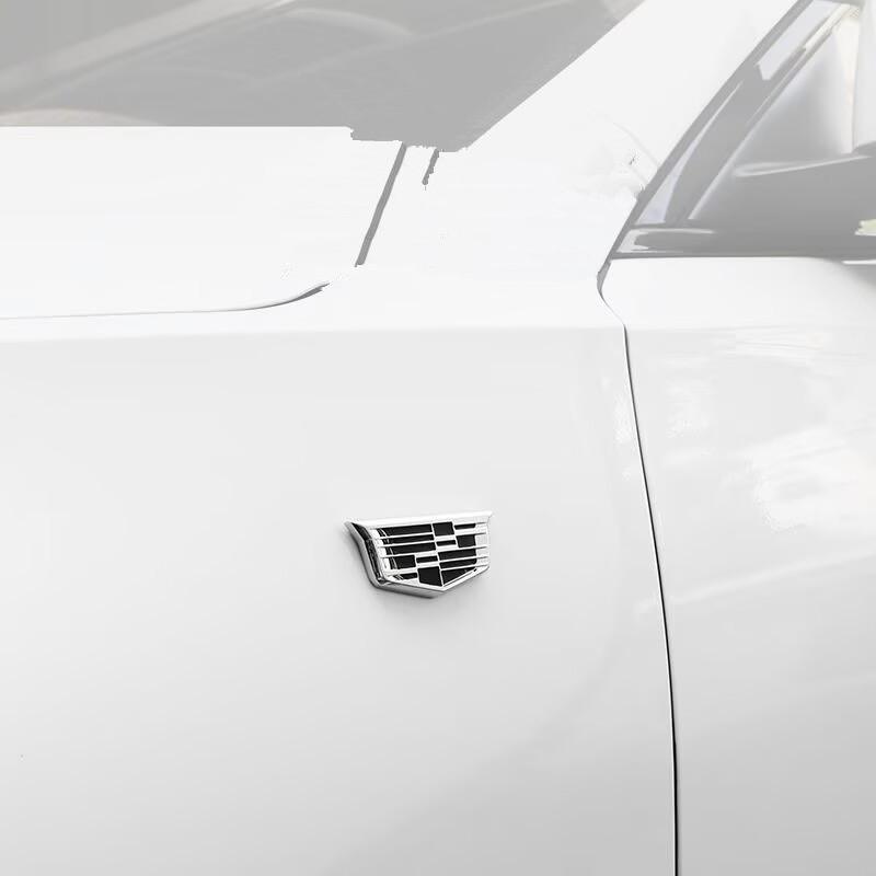 3D Metal Sticker for Cadillac STS CT5 CT6 BLS Escalade ATS CTS SRX XTS STS DTS XT5 Car Side Emblem Rear Trunk Badge Decorative