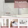 2Pcs Self- Adhesive Acrylic Shower Splash Guards With Silicone Base Waterproof Transparent Bathtub Water Guards Easy To Install