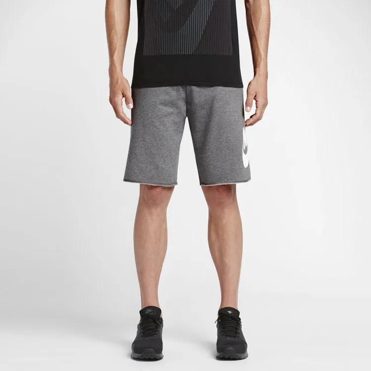Nike Casual Shorts Men's Gray Moderate (Unisex) Casual Shorts 836278 091