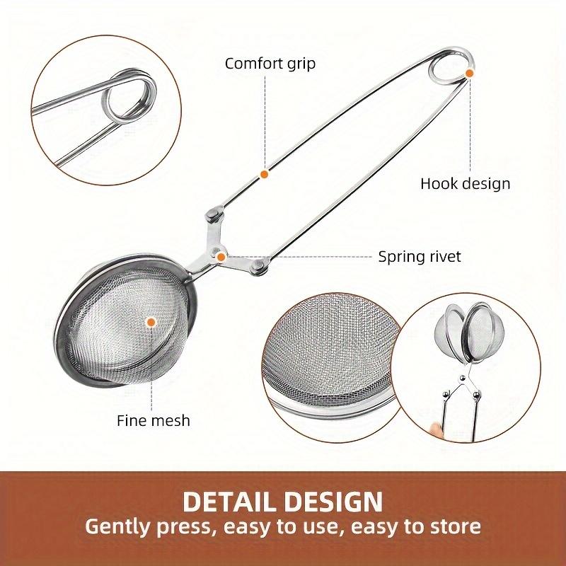Stainless Steel Handheld Sugar Powder Sifter, Baking Powder Shaker, Mini Flour Sifter, Cake Milk Tea Cocoa Powder Sifting Tool