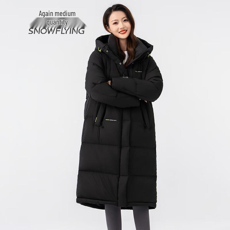 

SNOWFLYING Women s Warm Hooded Duck Down Jacket M (160)