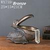 Большой рот Pelecanus Bird Домашний органайзер Смола Art Craft для ключей Смартфон Ноутбук Ножницы Чехол для дистанционного управления Держатели для мелких предметов