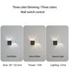 Nordic LED Wall Lamp Simple Modern Living Room Background Wall Light Indoor Bedroom Lamp Bedside Lamp Corridor Staircase Lamp