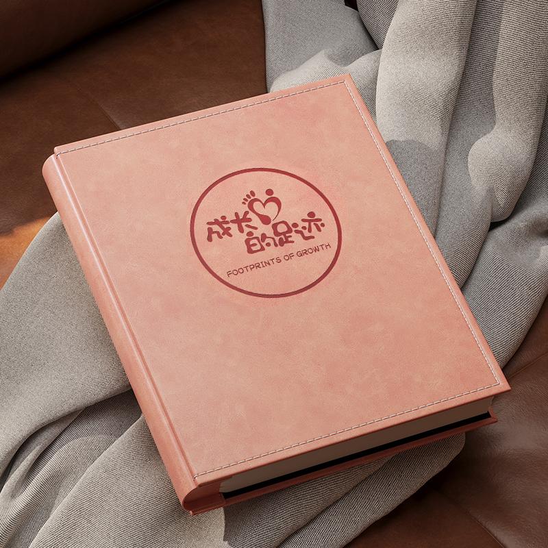 6-Inch Vertical Leather Photo Album: Large Capacity Family & Baby Keepsake Book for Mobile Phone Photos