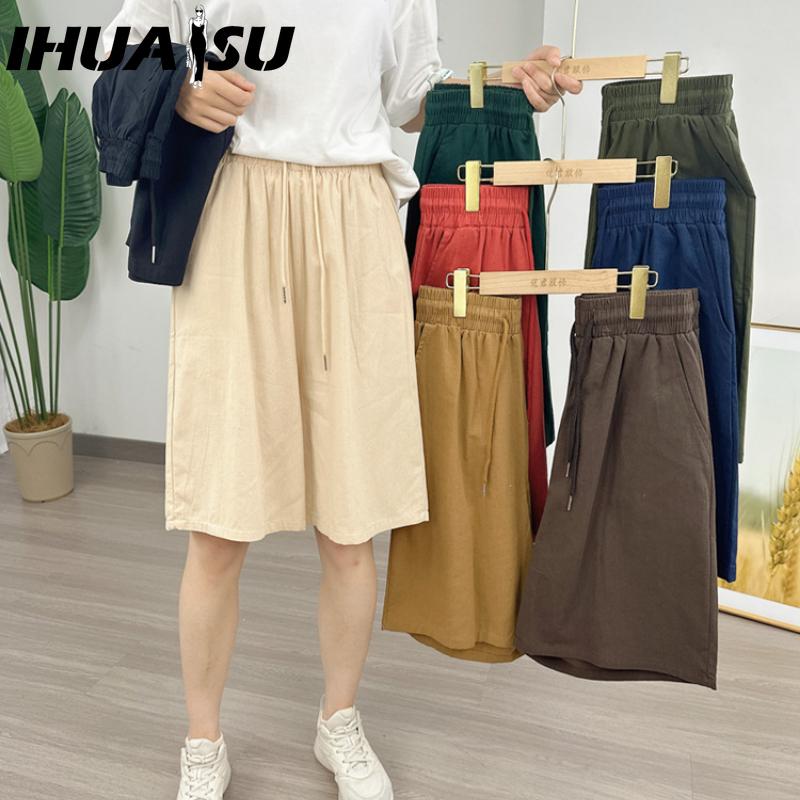

IHUASU Women s Fashion Casual Summer Spring Shorts XXXL кавовий
