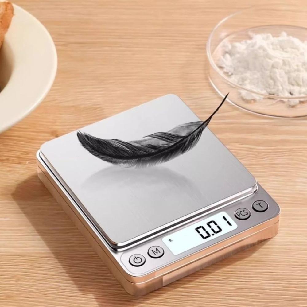 LCD Display Digital Kitchen Scale 3000g Capacity Portable Jewelry Scale For Cooking Ingredients