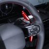 For Hyundai Ioniq 5 N Car Tuning Aluminum Alloy Real Carbon Fiber Steering Wheel Shifter Paddle Cover Trim Accessories