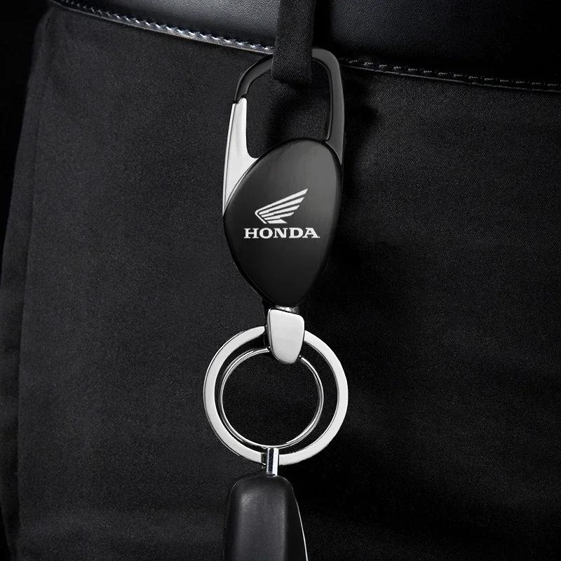 Metal Motorcycle Keychain Keyring Wheel tire valve For Honda CRF CB CR XR CRM CBR 125 250 300 350 400 500 600 BRGKL1
