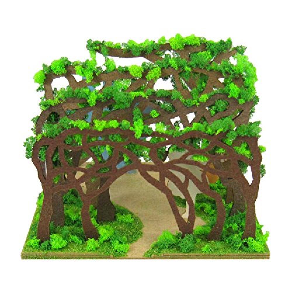 Sankei Studio Ghibli Mini My Neighbor Totoro titkos alagút nem léptékű papír kézműves MP07-47