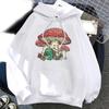 Süßer Pilzfrosch Aufdruck Kapuzenpullover Herren Hoodie