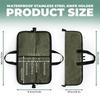 Kitchen Knife Roll Bag 4 Slot Chef Knives Storage Pouch Camping Picnic Portable Kitchenware Canvas Carry Case (No Knife)