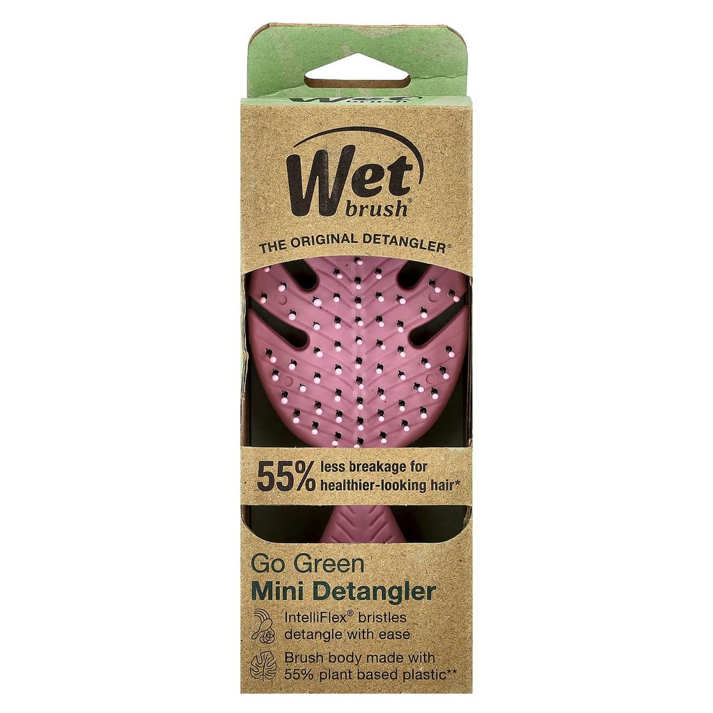 Go Green Mini Detangler, Pink, 1 Brush