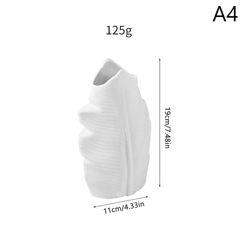 Modern Simple Imitation Ceramic Art Vase Dried Flowers Flower Arrangement Ornaments Living Room Tv Cabinet Bedroom Desktop Decor