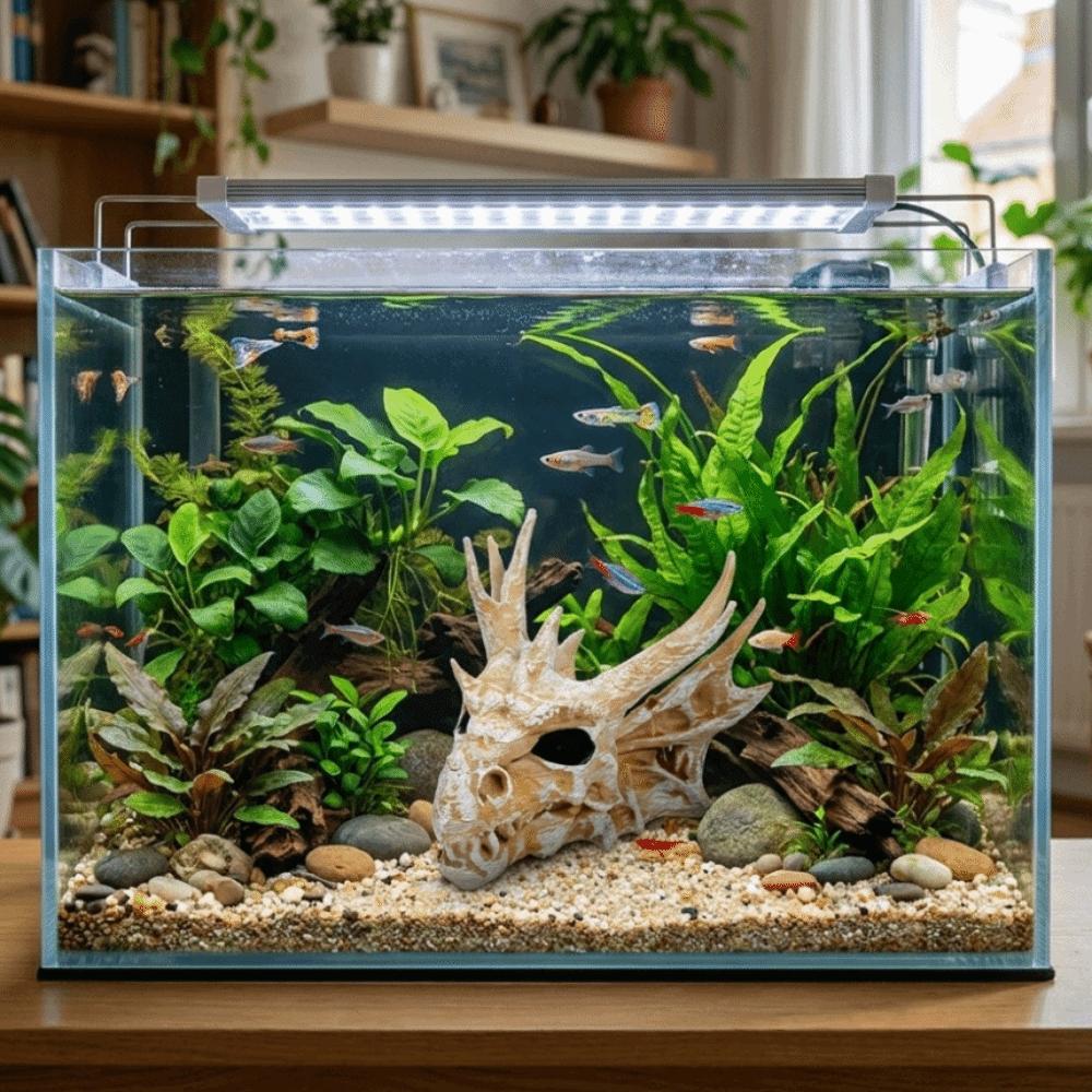 3D Printed Dragon Bone Fish Tank Ornament Fish and Shrimp Shelter Shrimp Fish Hiding House