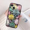 BH48 Watercolour Cacti Succulent Shell Case for Samsung Note 10 20 S23 S24 S25 Ultra FE Plus Edge Lite A02S A35 A07 A17