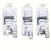 3mm, 4mm 6mm Narrow Rolled Hem Presser Foot Set for Sewing Machine Singer, Brother, Babylock, Euro-Pro, Janome