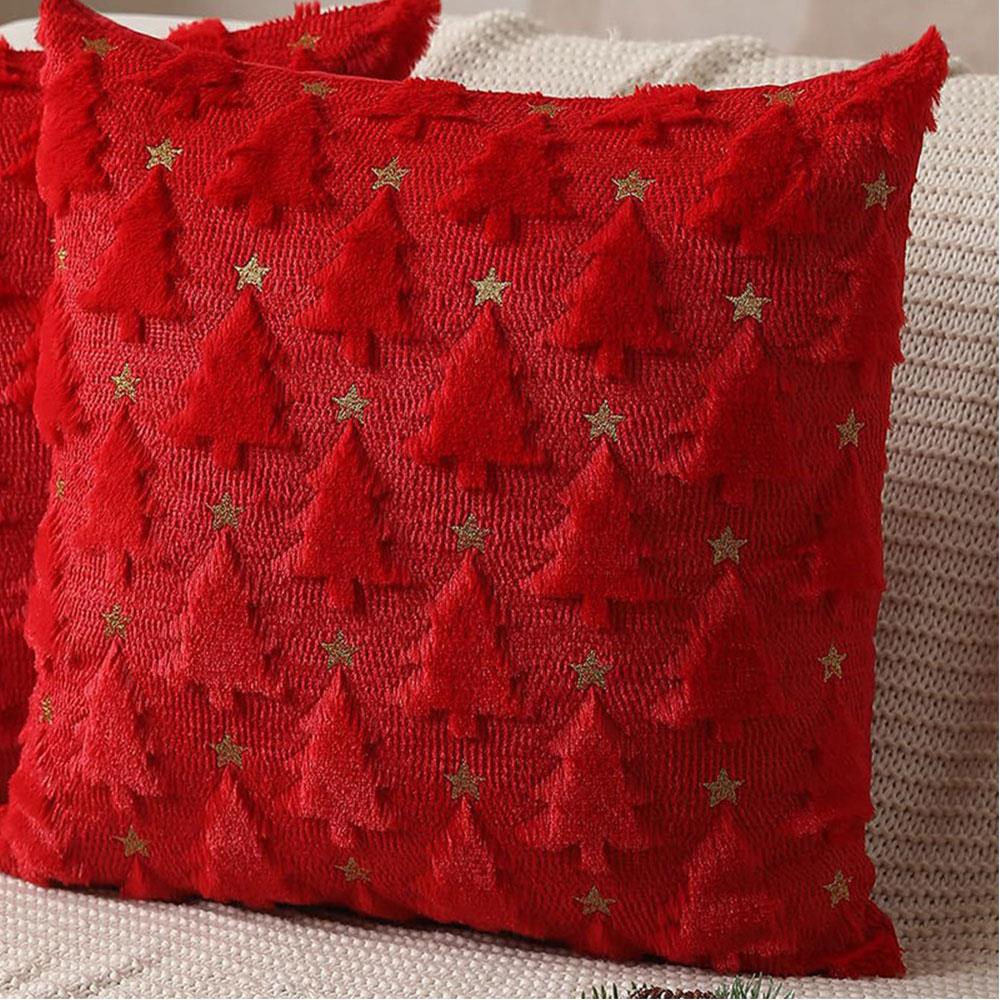 Pumpkin Ghost Pillow Cover Halloween Fun Plush Pillowcase Washable Square Orange Pumpkin Lantern Pillow Protective Covers