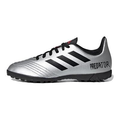 Predator19.4 Slip Resistant Abrasion Resistant Low Top Kids' Soccer Shoes Silver Black G25825
