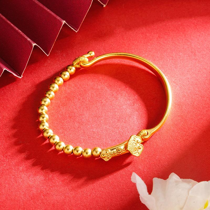 Ruyi Beaded Half Bracelet Ancient French Style Jewelry Women's All-match Bracelet