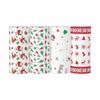 Disposable Christmas Kitchen Paper Thick Three-Layer Wet Dry Dual-Use Household Roll Paper Kitchen Cleaning Tools