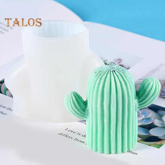 Forma silikonowa Nieodkształcalna, zmywalna gładka krawędź Świetna forma do odlewania świec zapachowych w kształcie kaktusa do kuchni