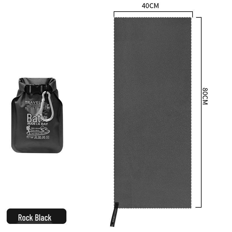 Tragbares Schnelltrocknendes Mikrofaserhandtuch und Wasserdichte Tasche für Outdoor-Sport, Reisen und Geschäftsreisen