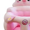 Sitzstütze für Babys, Sitzen lernen, vielseitig, Cartoon für Mädchen Jungen Geschenk, grün