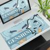 Mouse Pads Extended Genshin Impact Aesthetics Minimalist Gamer Accessories Computer Keyboard Mat Nonslip Rubber Pad Lockedge Rug