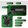 Car Cup Holder Tray, Extra Large Car Cup Holder Expander With 360° Rotation Fit Most Big Cup Detachable 3 In 1 Car Trays For Eating, Phone & Snack