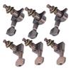 6Pcs Guitar Locking Tuners Tuning Pegs for Full Enclosed Electric Guitars AccessoriesAntique Copper