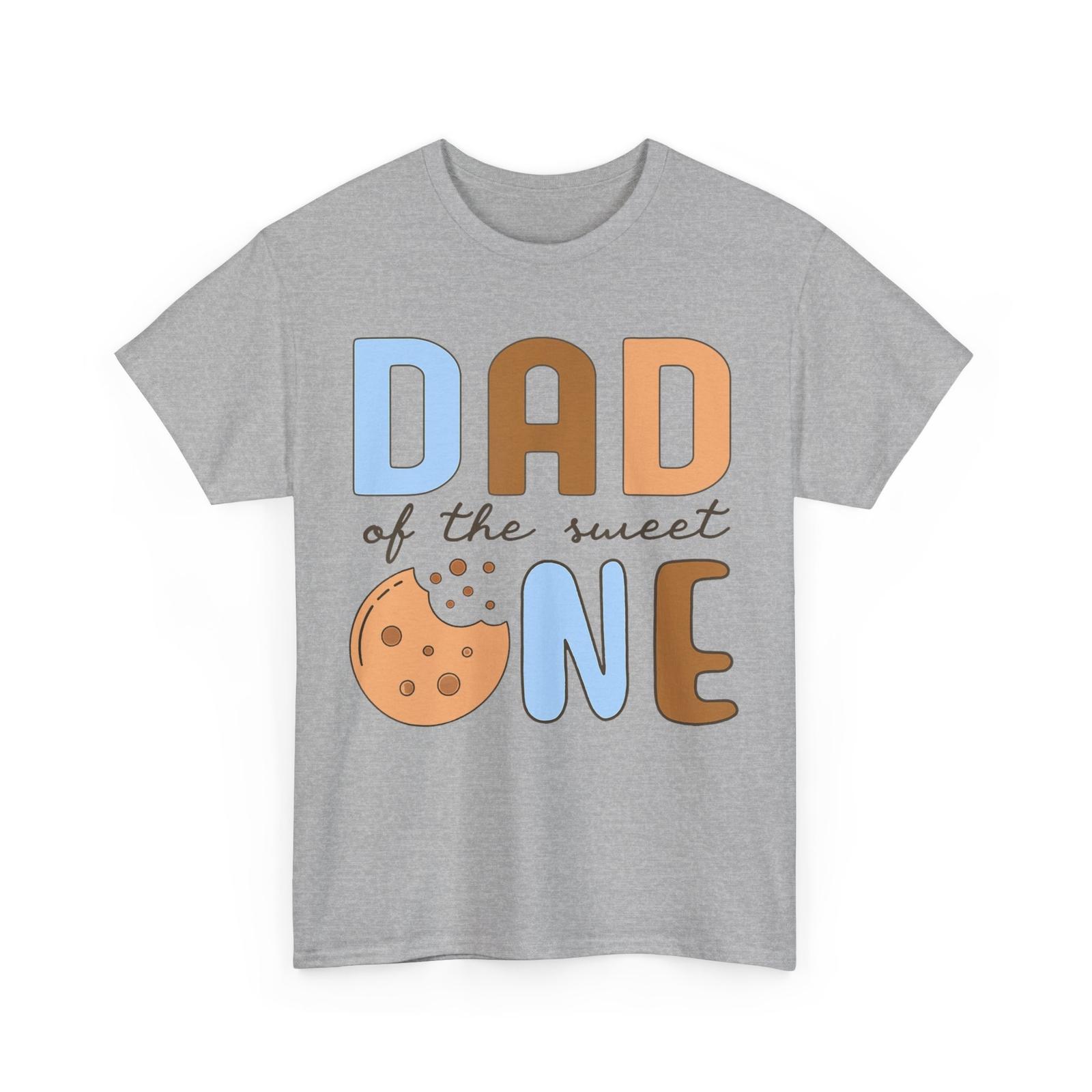 Dad Of The Sweet One Cookies and Milk 1st Birthday Party T-Shirt M