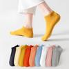 Women's Summer Thin Cotton Non Slip Shallow Mouth Deodorant Sweat Breathable Heel Socks