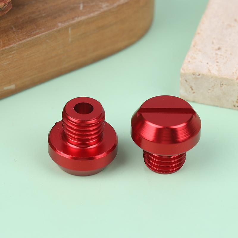 2Pcs Motorcycle Cnc Aluminum Alloy M8 M10 Rear View Mirror Hole Plugs Screws Rearview Mirror Holder Motorcycle Accessories