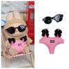 Labubu Clothes Summer Swimsuit, Sunshine Beach Swimsuit, Labubu Accessories, Trendy Fashion Clothing (No Dolls)
