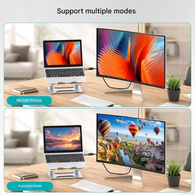 To Hdtv Adapter Supports 8K60Hz 4K160Hz 1080P@320Hz DP Male to Female Hdtv Converters For PC Laptop