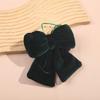 Velvet Fabric Hanging Xmas Ornament Bowknot Shape Christmas Tree Decorations  Merry Christmas