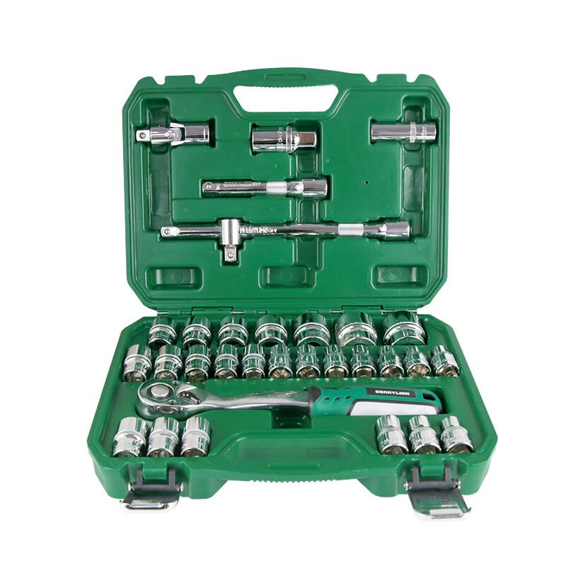 Berry Lion 32-Piece Ratchet Socket Wrench Set